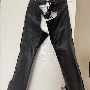 Harley-Davidson Black Leather Chaps